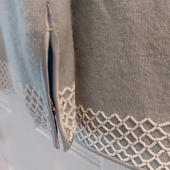 Vintage cashmere beaded sweater - Picture 3 of 5